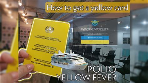 bureau of quarantine online appointment|How to Apply for a Bureau of Quarantine Yellow Card .